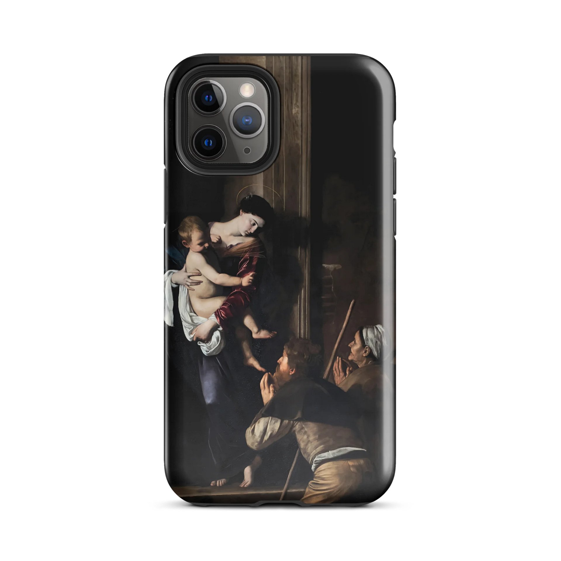 Caravaggio – Pilgrims’ Madonna (Madonna di Loreto) iPhone® Tough Case product image (2)