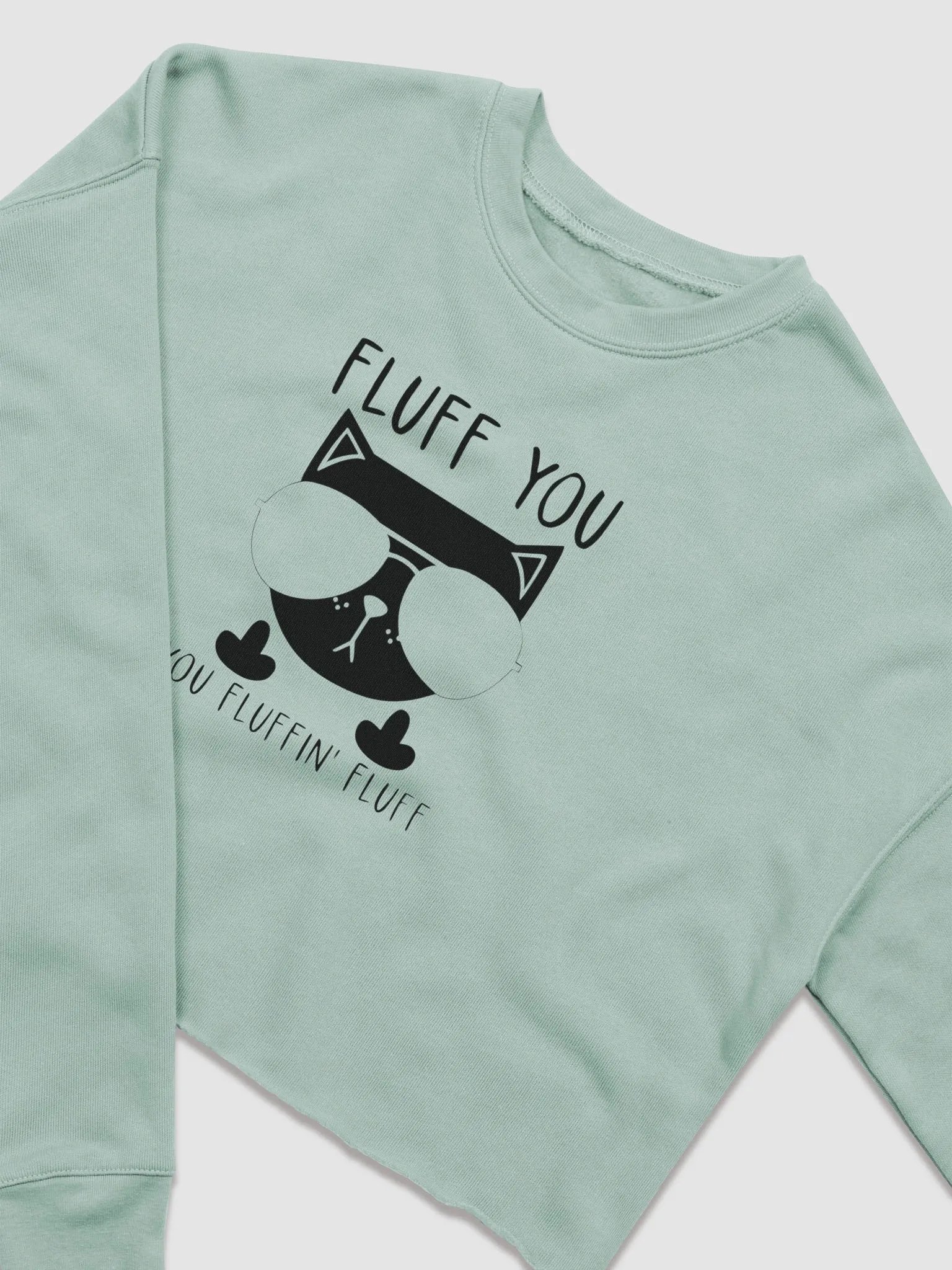 Cool Cat Sunglasses Crop Sweatshirt product image (6)