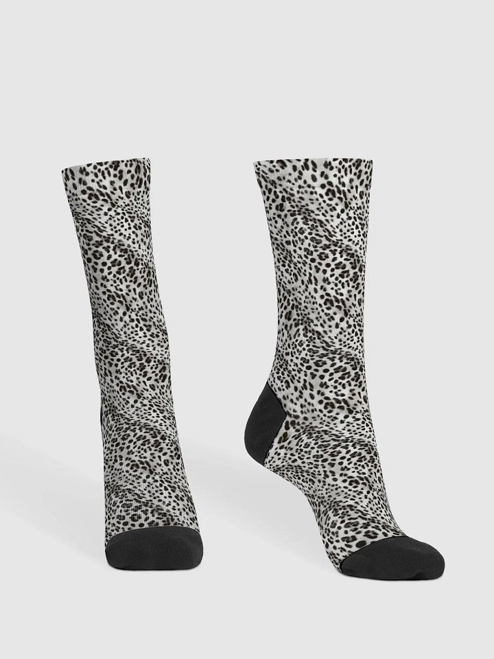 Grey Leopard Socks product image (2)
