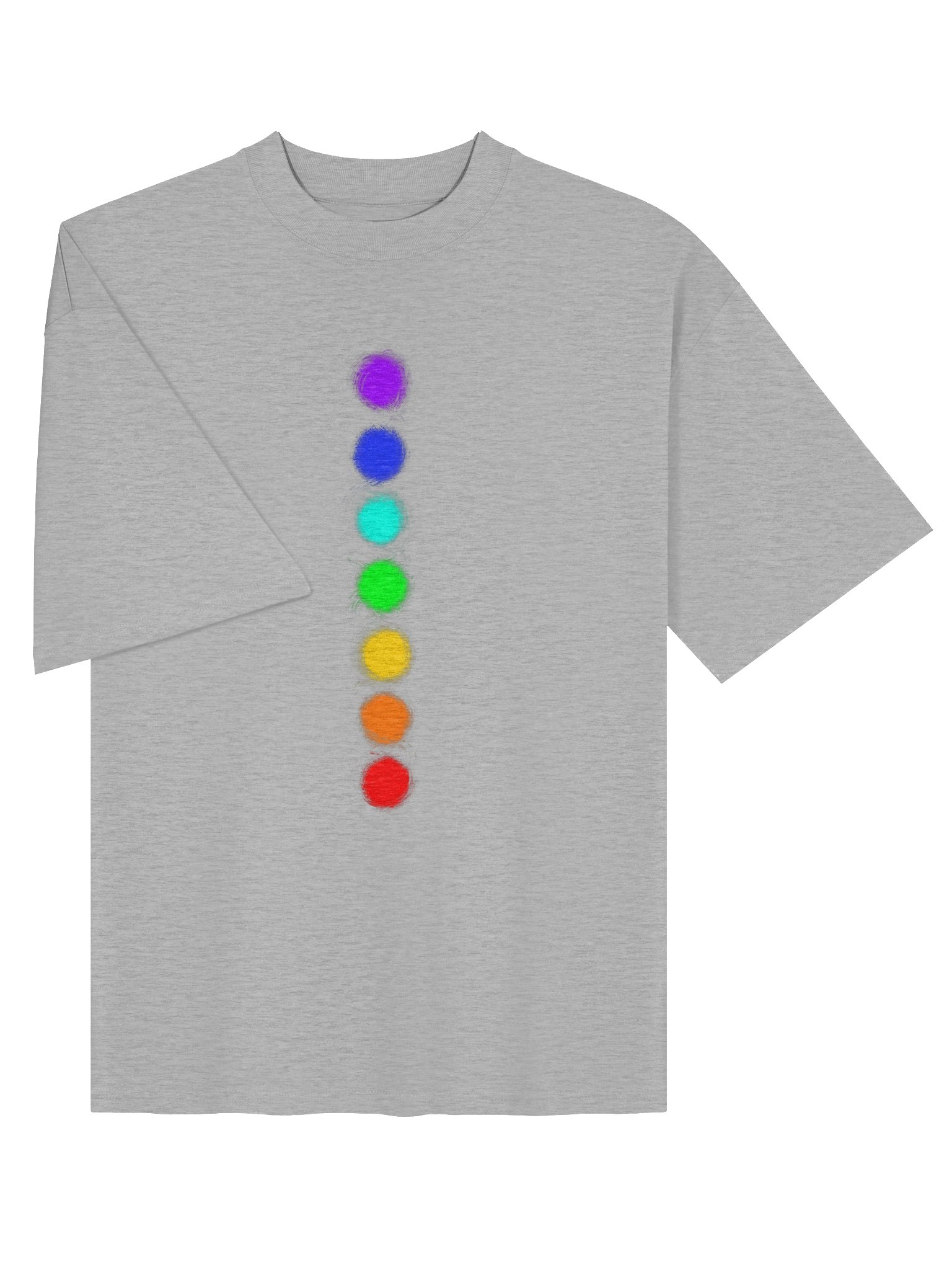 Chakras — the full spectrum of you | Oversized Organic Tee product image (27)
