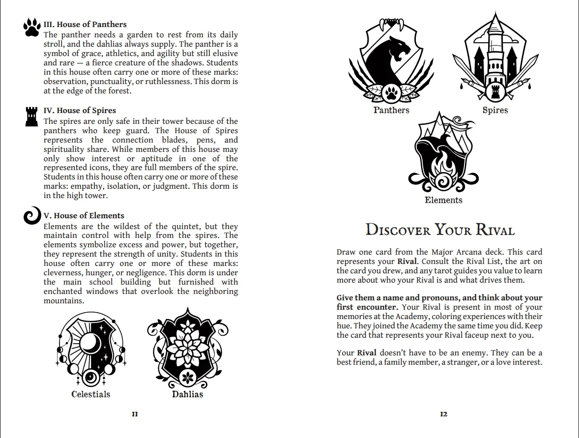 (Digital) Tangled Blessings: A 1-2 Player Magical School Horror Tabletop RPG product image (3)