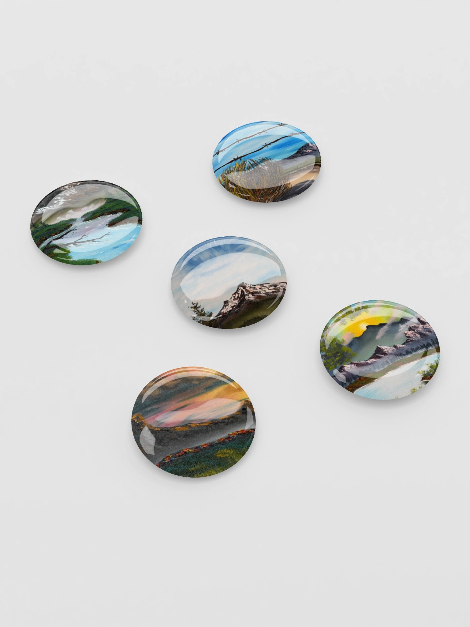 Art Button Pins - Mountain Vibes product image (2)
