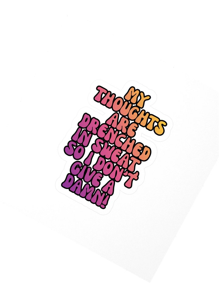 Menopause Chaos Kiss Cut 4"x4" Vinyl Sticker product image (2)
