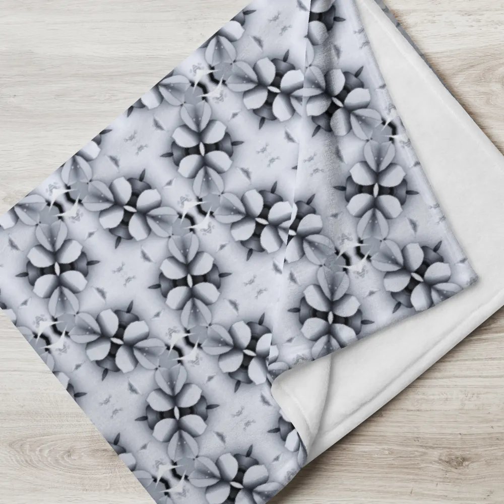 Midnight Blossoms Throw Blanket product image (6)