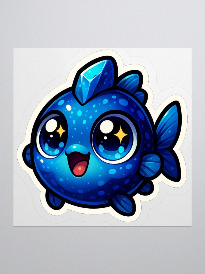Lapis Lazuli Fish Stickers product image (1)