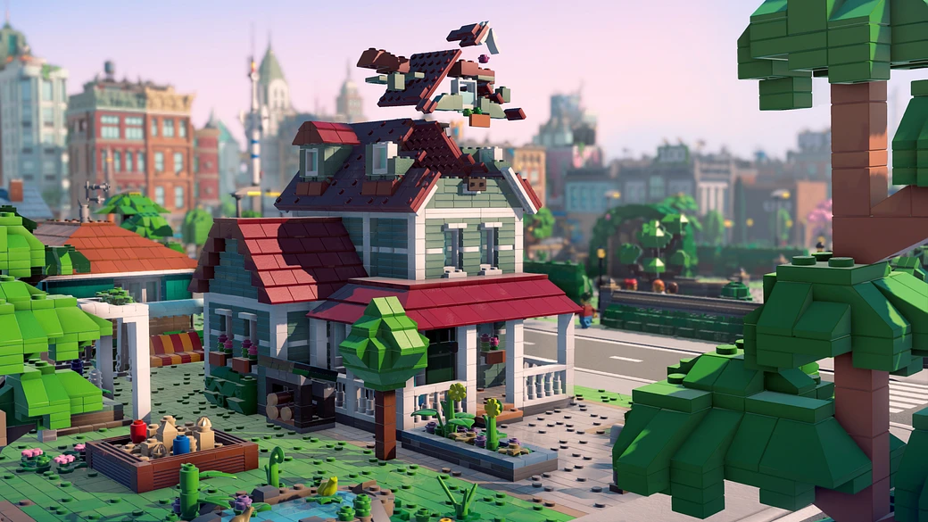 Lego Skylines Game Building a Brick House - by Paradox Interactive