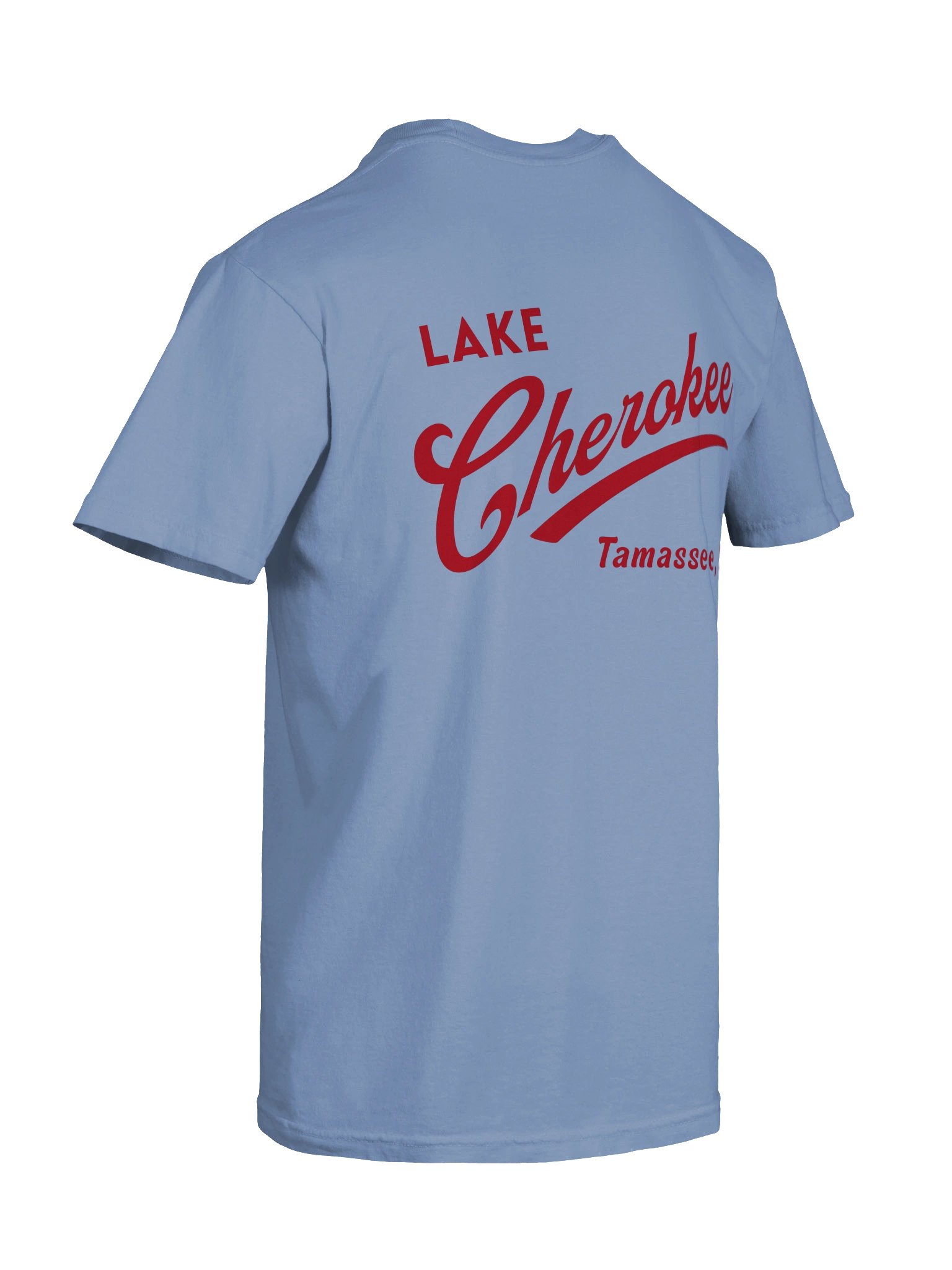 Lake Cherokee Swoosh Tee Red product image (8)
