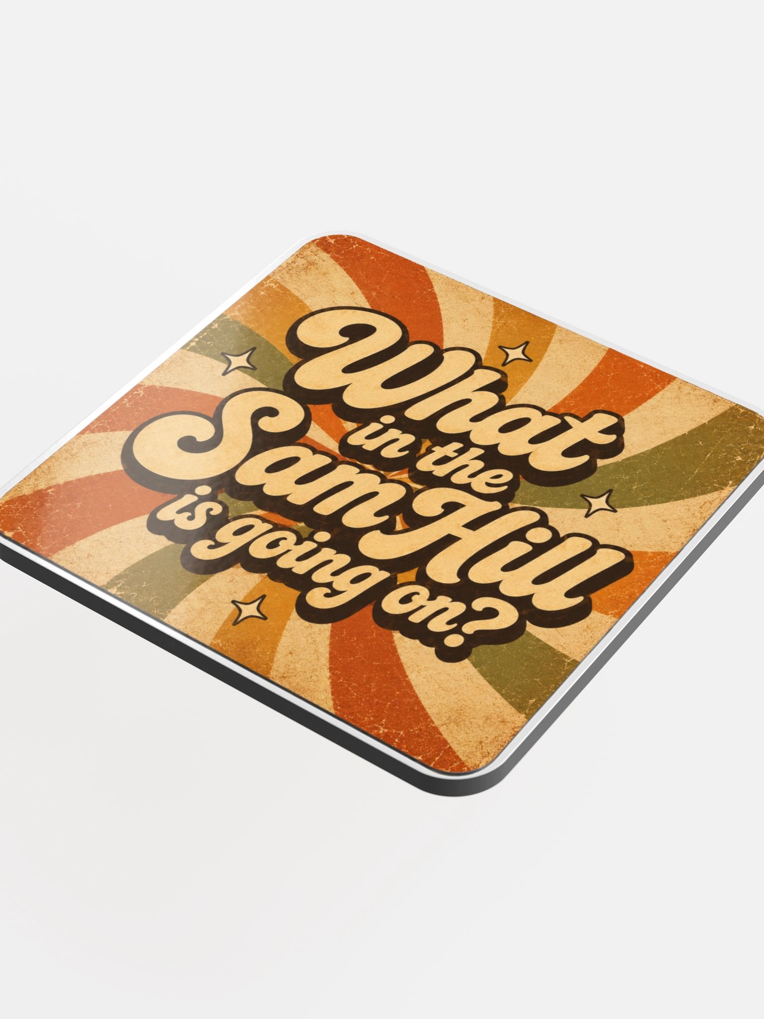 Lance Russell "What in the Sam Hill is going on?" Cup Coaster product image (4)