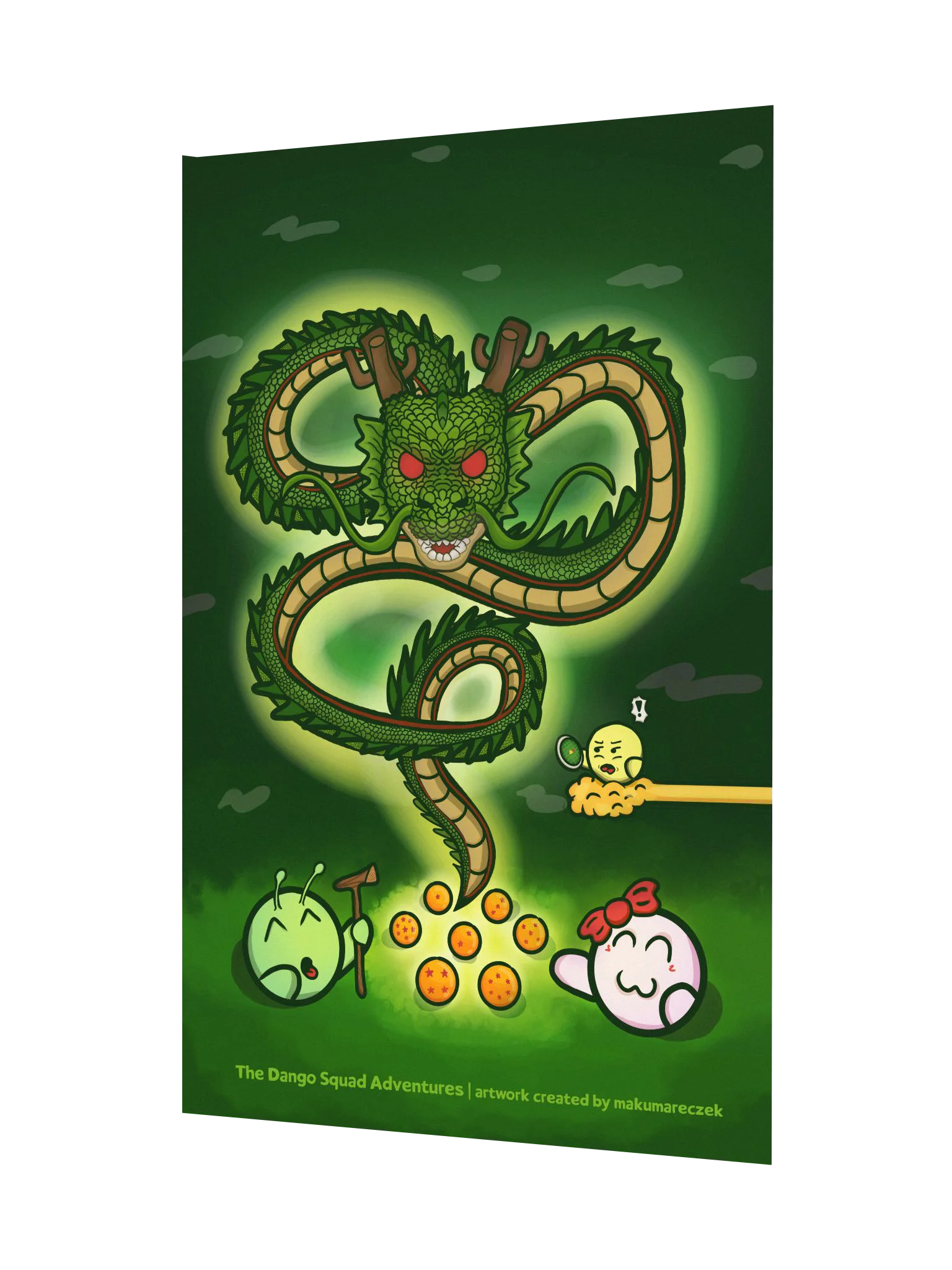 Dango Dragon - Frameless Poster product image (3)