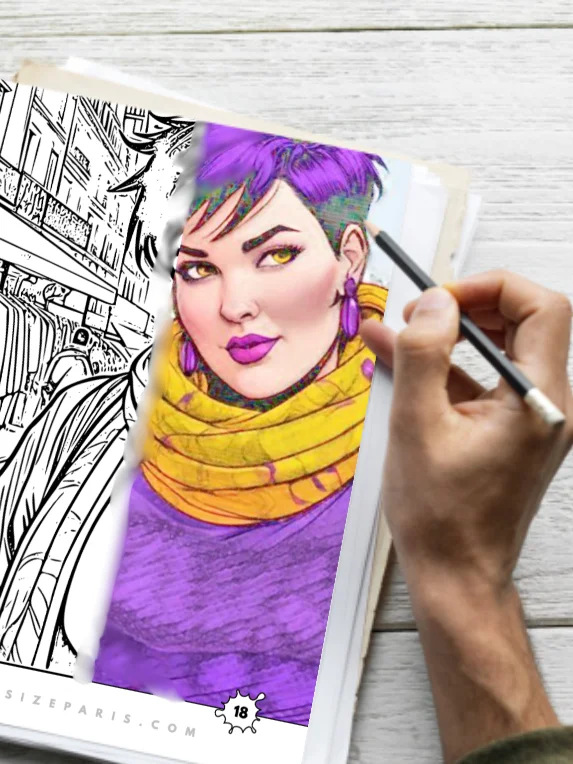 Plus Size Coloring Book Info product image (2)