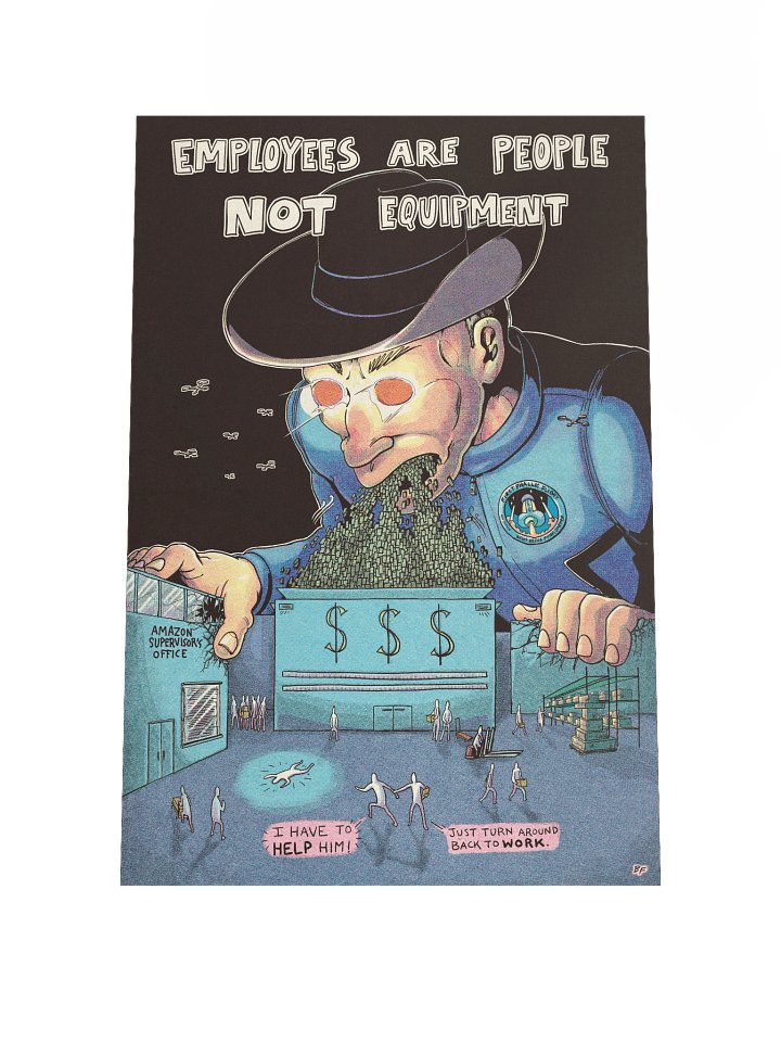 "Amazon Is A Deathtrap" Print product image (1)