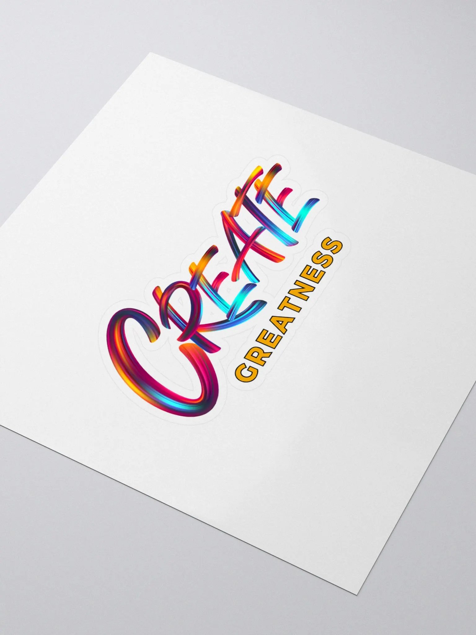 Create Greatness - Kiss Cut Stickers product image (3)