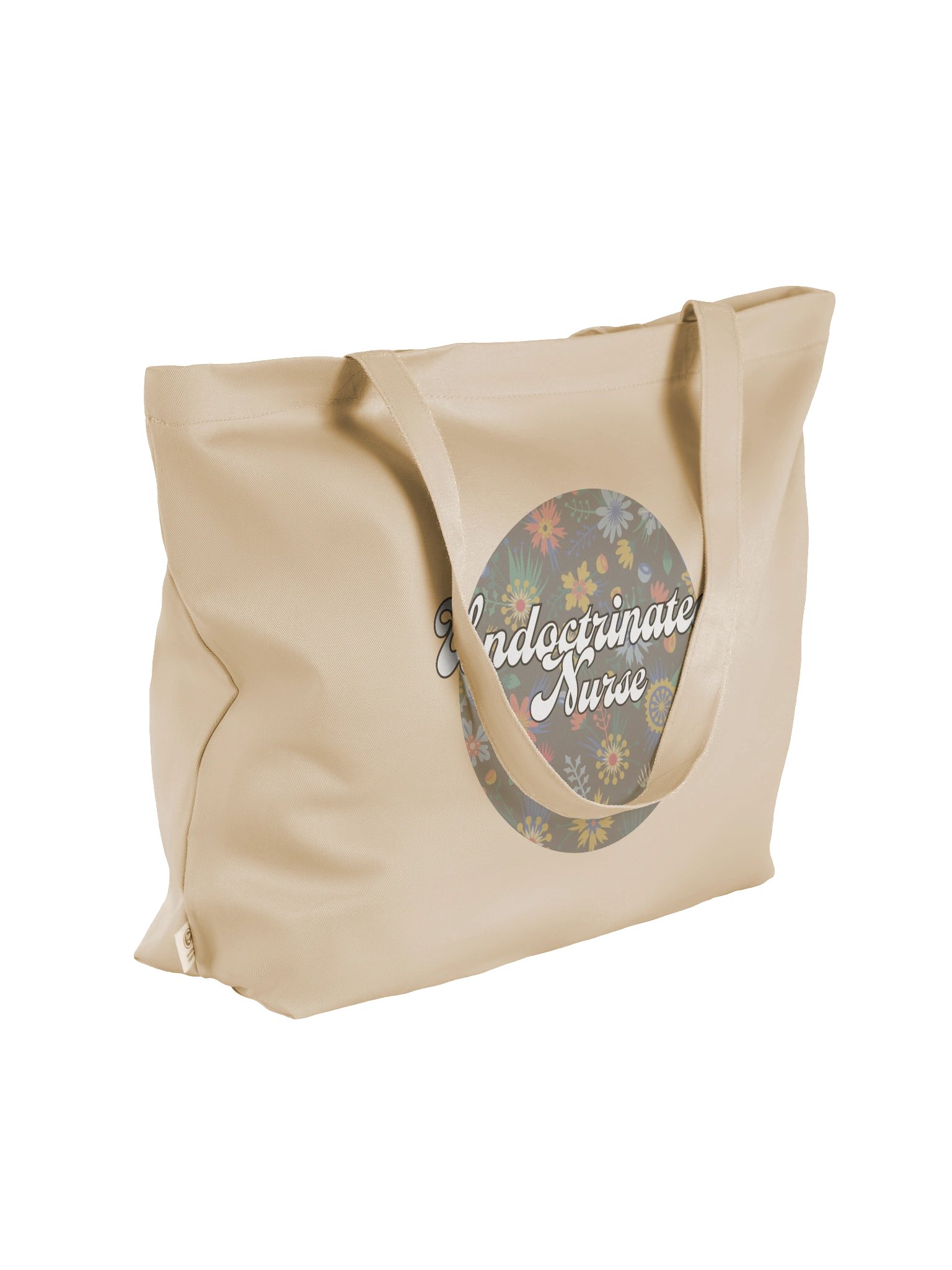 Undoctrinated Nurse Organic Cotton Oyster Tote - Confident Mama product image (4)