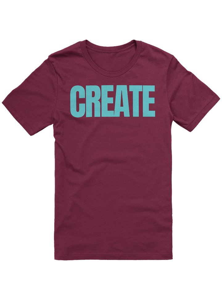 CREATE TEAL RETRO EDITION TEE (UNISEX) product image (1)