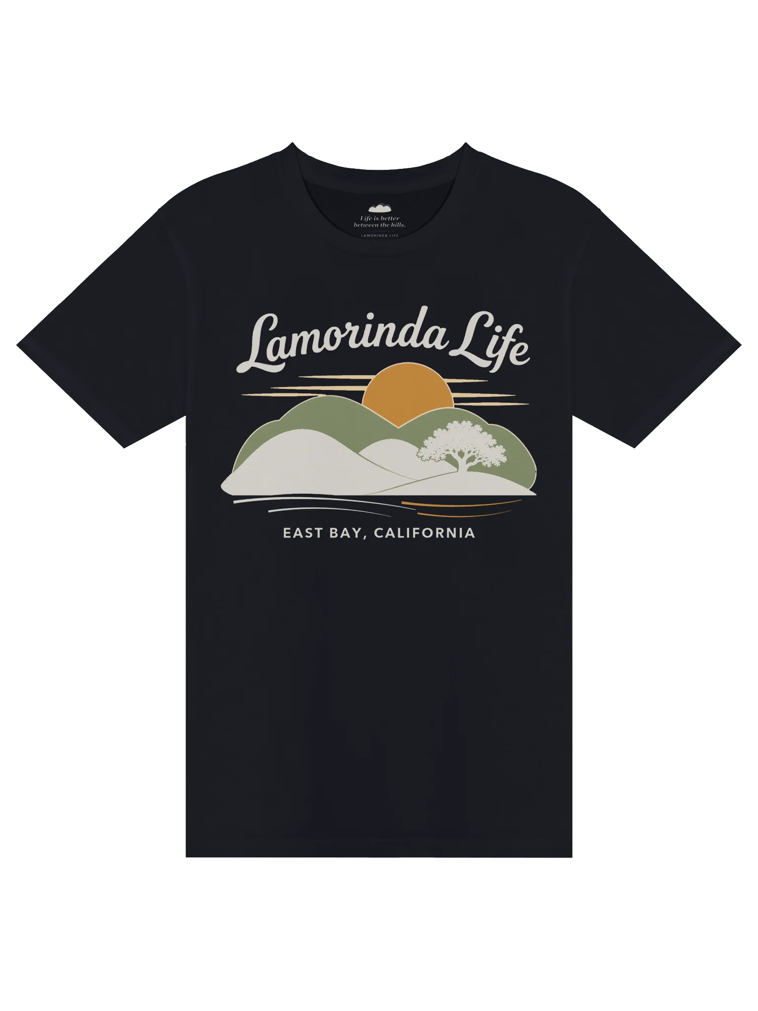 Lamorinda Life Rolling Hills T-Shirt | Dark product image (1)