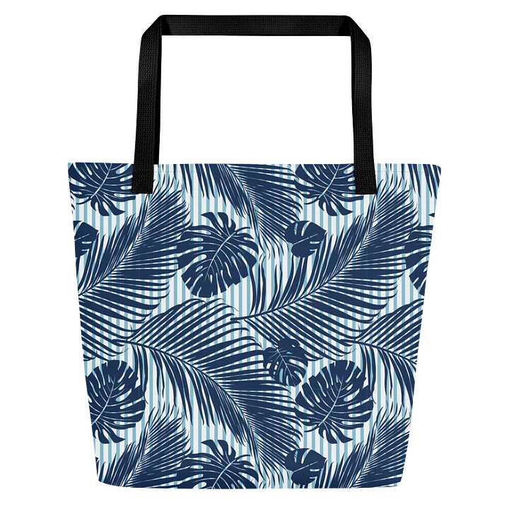 Palm Tree Leaf Large Tote Bag: Function Meets Fashion product image (1)