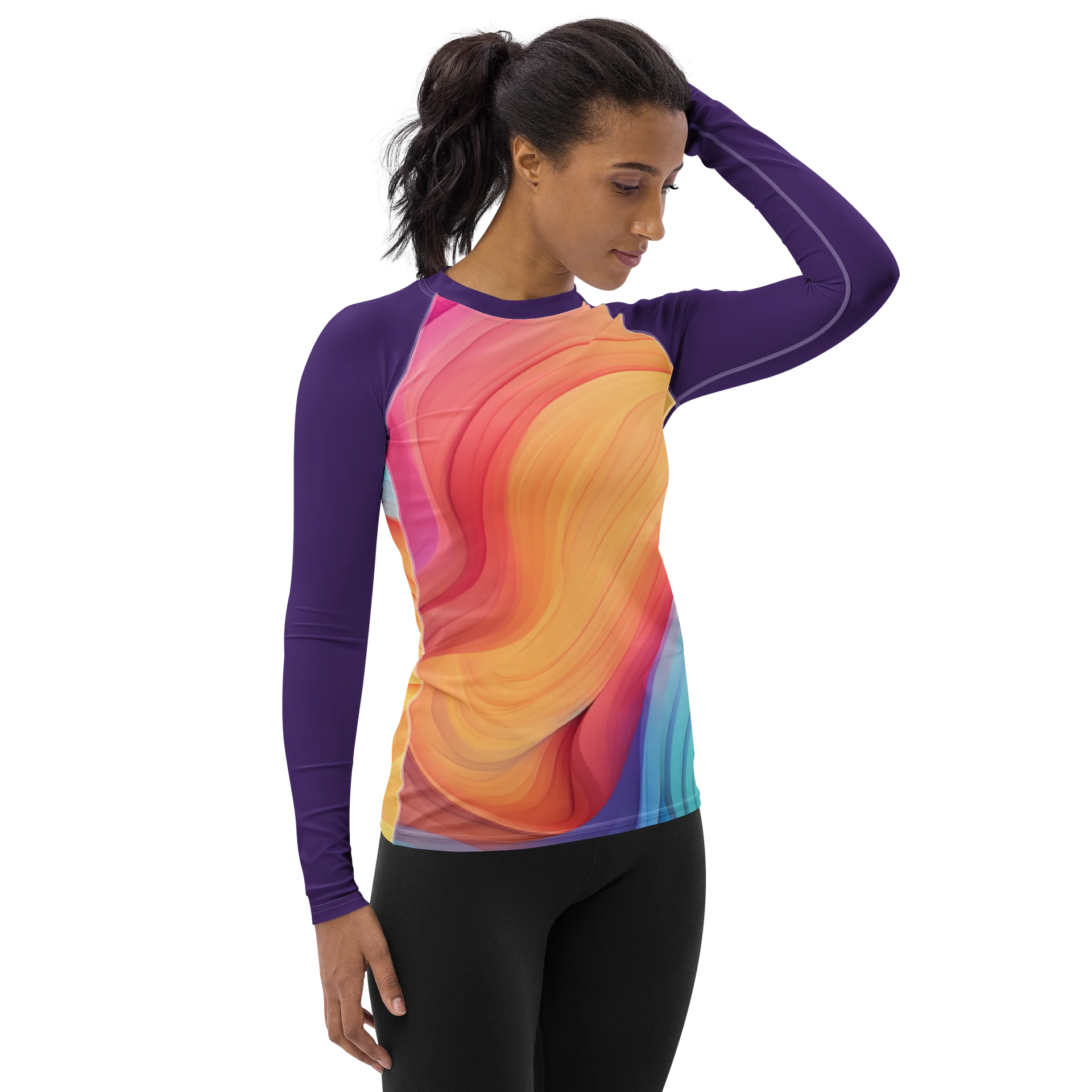 Flow Wave Women’s Rash Guard product image (4)