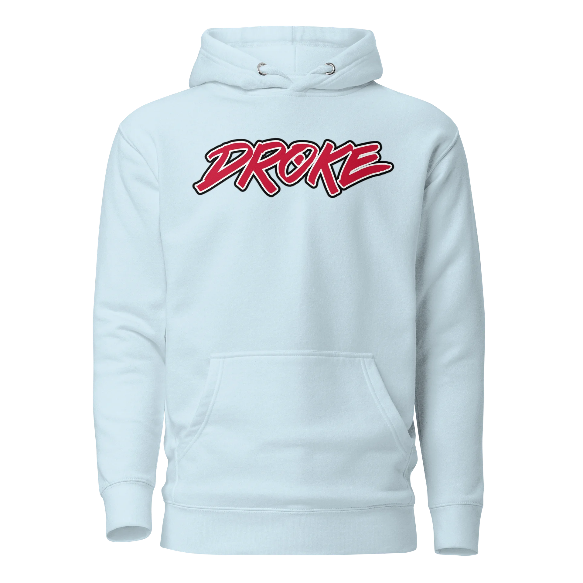 DROKE - Red w Black Deluxe Logo Hoodie product image (1)