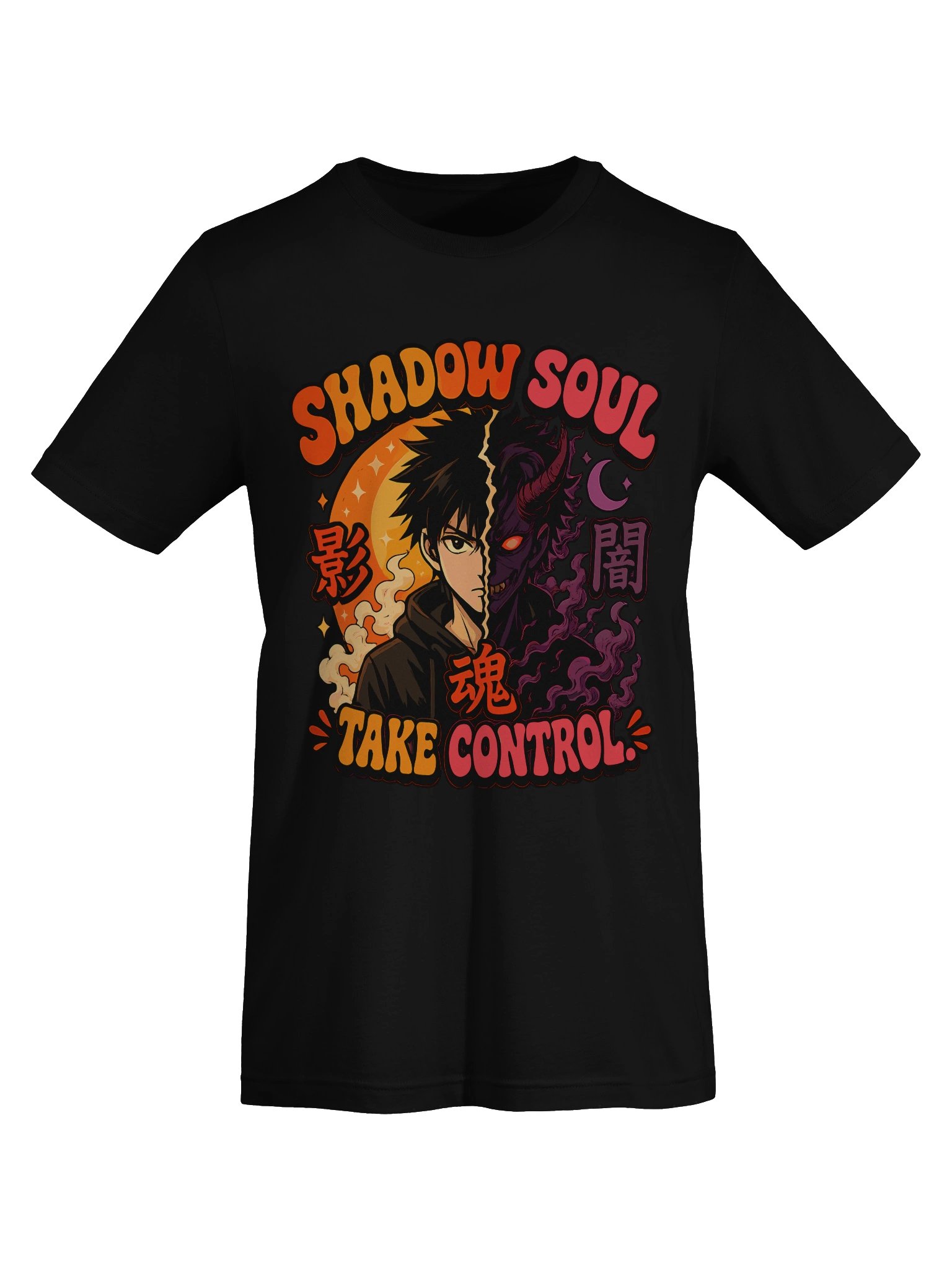 Shadow Soul Take Control Anime Graphic Tees product image (7)