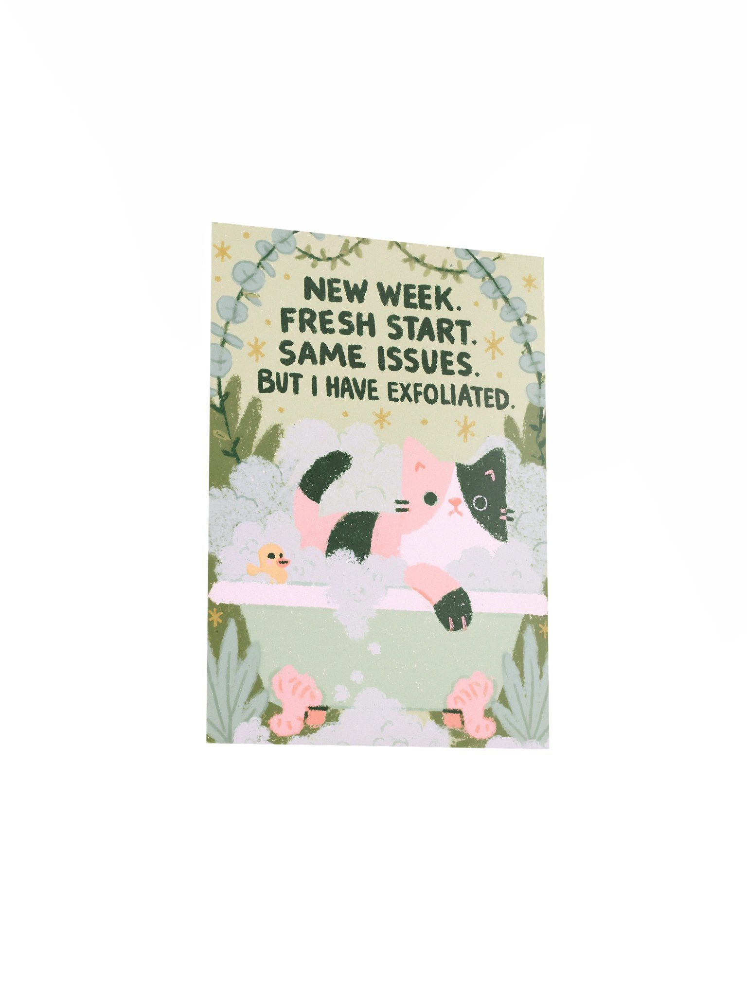 Fresh Start Exfoliated Cat Poster product image (19)