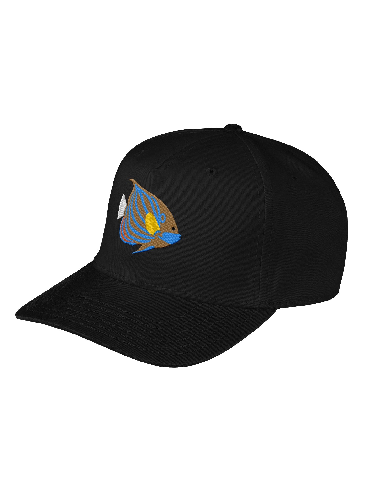 Blue Ring Angelfish Mid-Profile Baseball Cap (Embroidered) for Reef and Marine Aquarium Lovers product image (13)