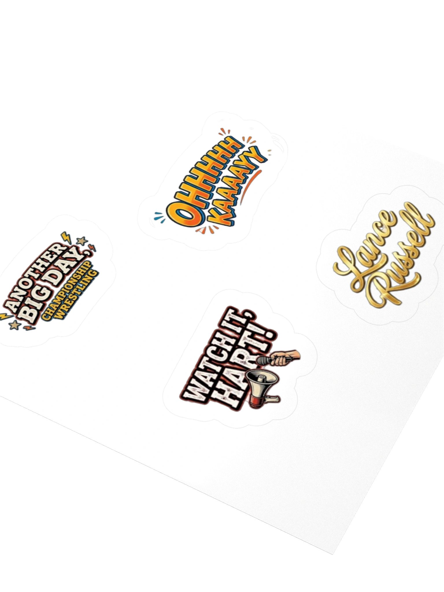 Lance Russell Kiss Cut Sticker Set product image (8)