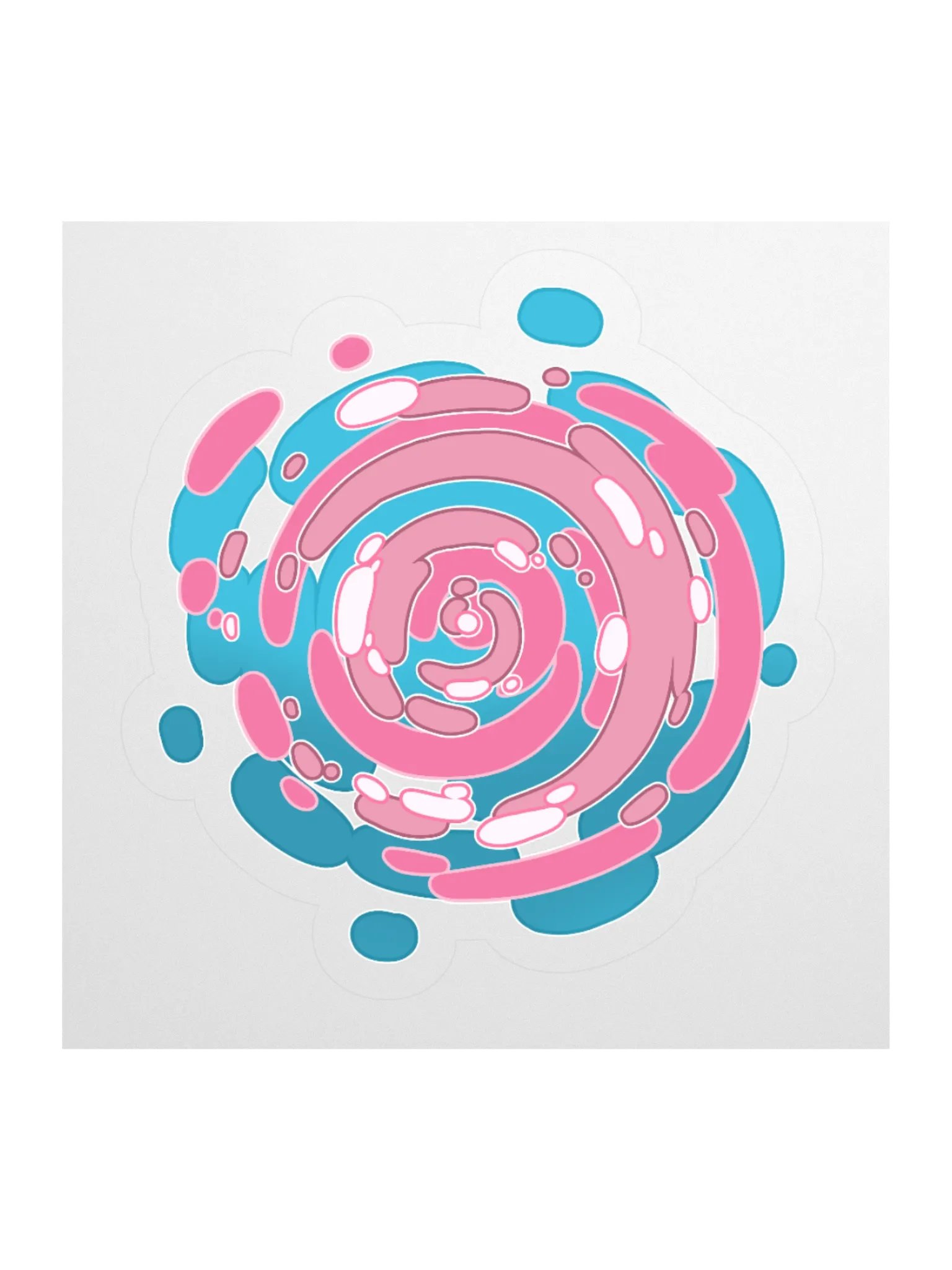 Time Warp Sticker (Trans Pride Flag) product image (1)