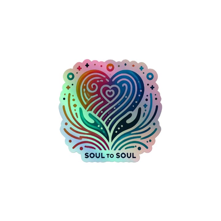 Soulful Swirls Holographic Sticker Sheet product image (1)
