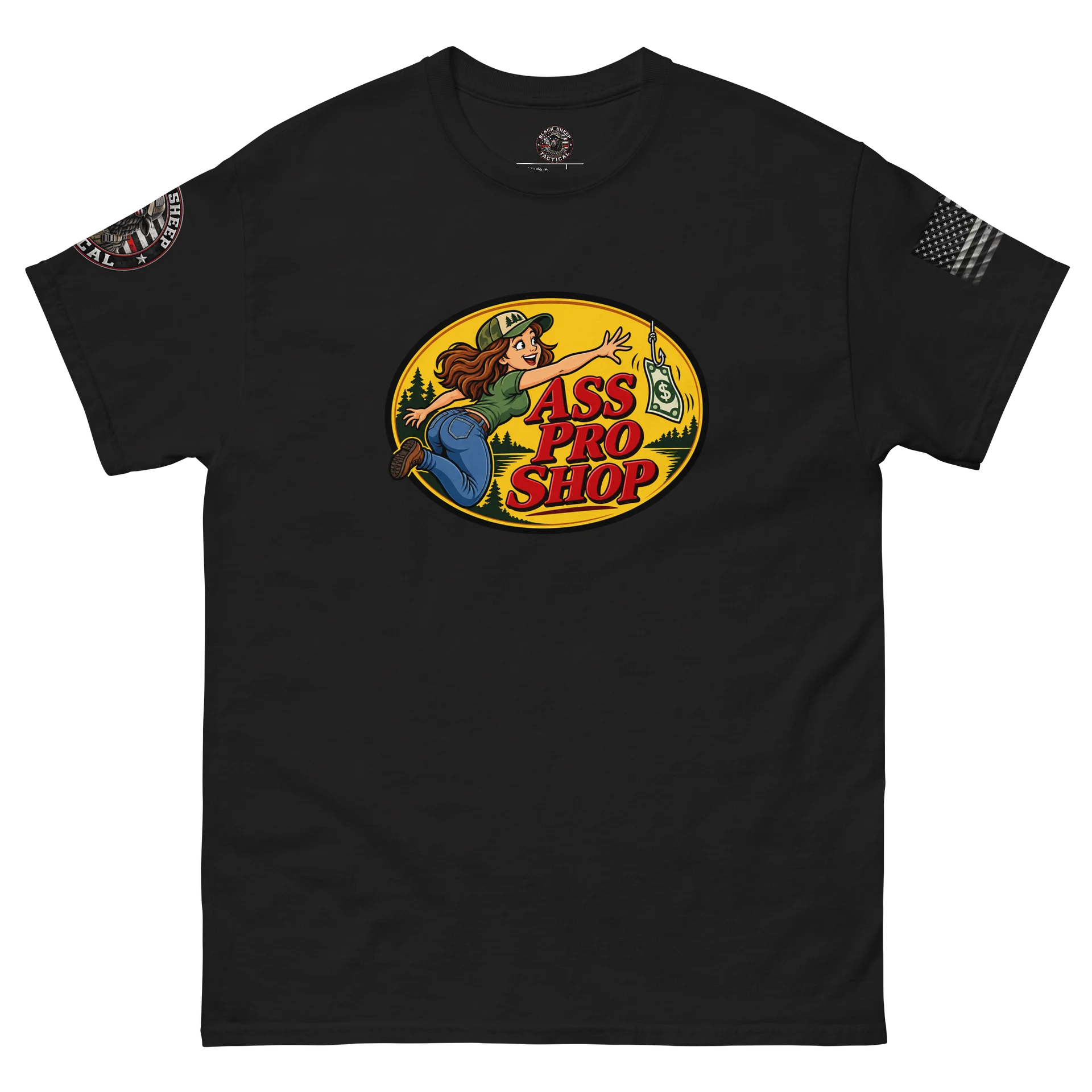 Black unisex tshirt ASS PRO SHOP product image (2)