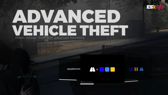 Advanced Vehicle Theft - Hacking, Scanning, Items, Customizability and more! [ QB / ESX / QBOX ] product image (1)