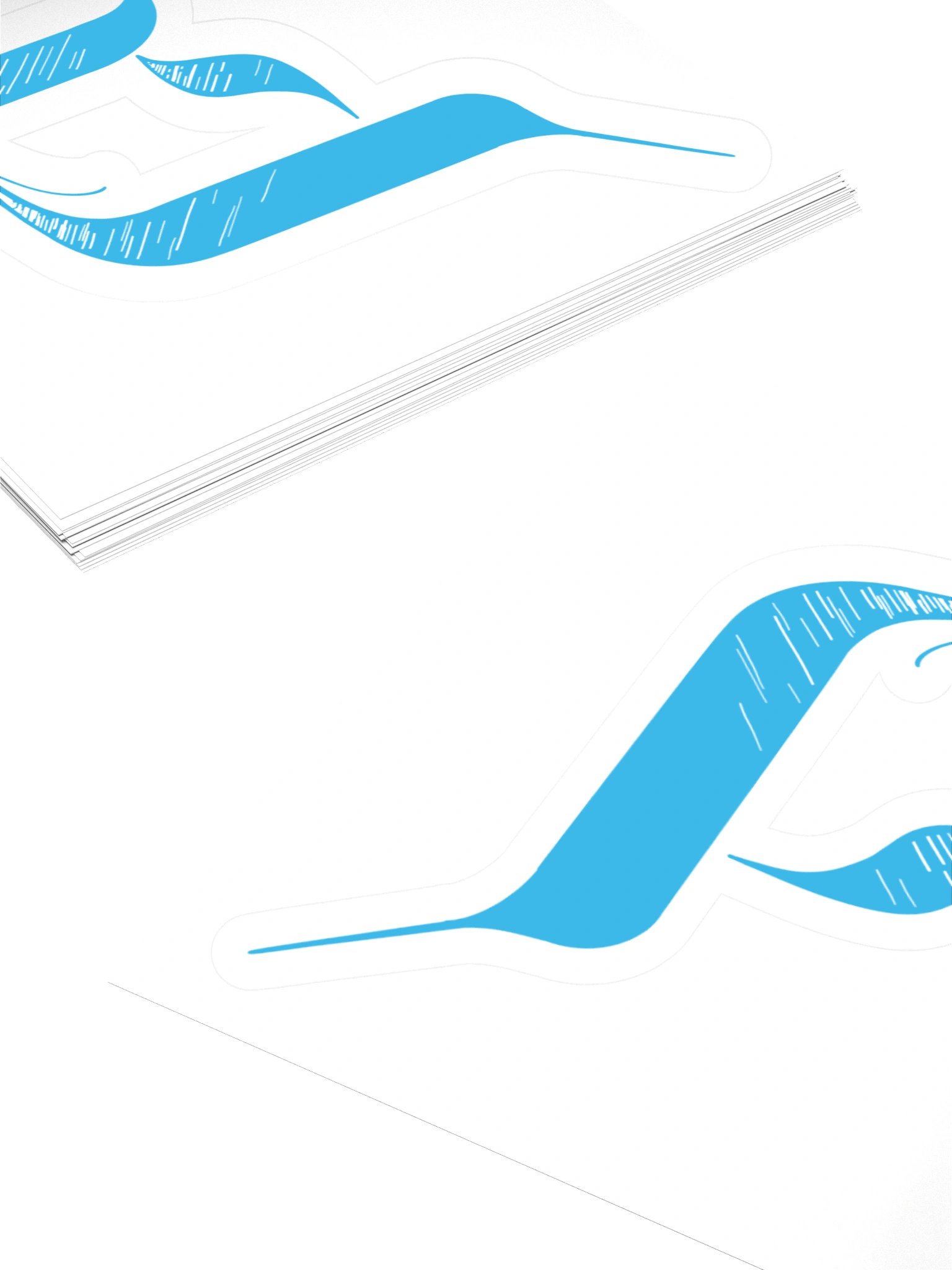 Big D blue sticker product image (4)