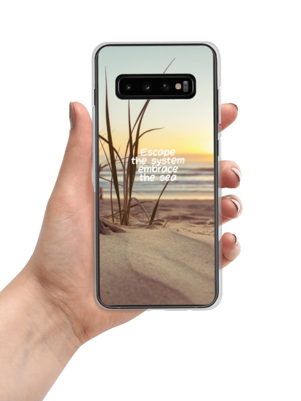 Embrace the Sea Clear Samsung® Case product image (7)