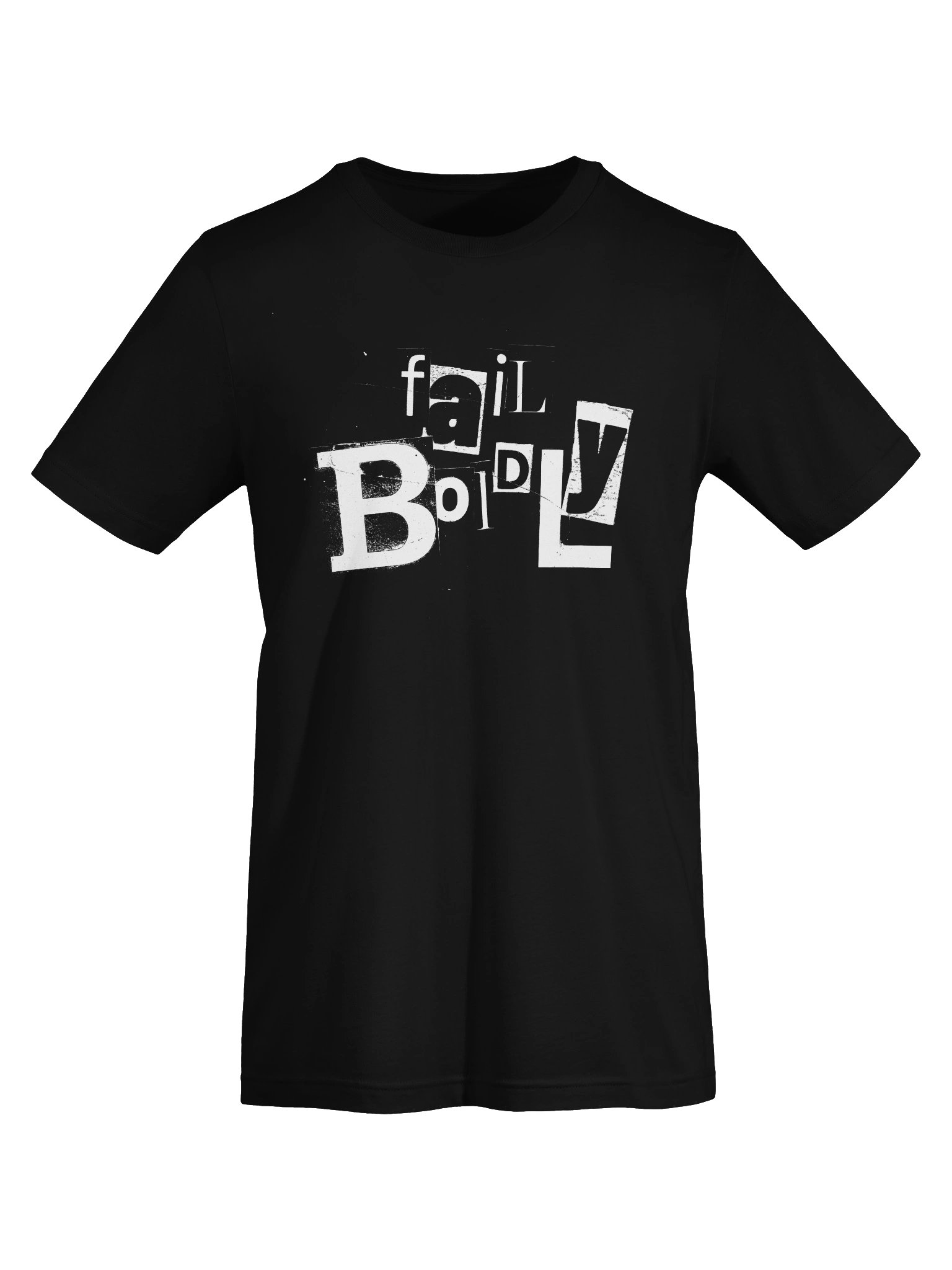 fail boldly unisex tee [blk] product image (4)