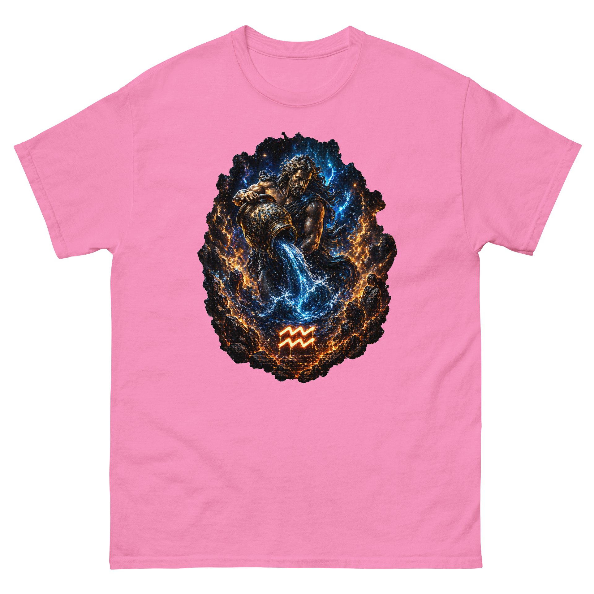 Bearer of Cosmic Waters — Aquarius Zodiac Tee product image (2)