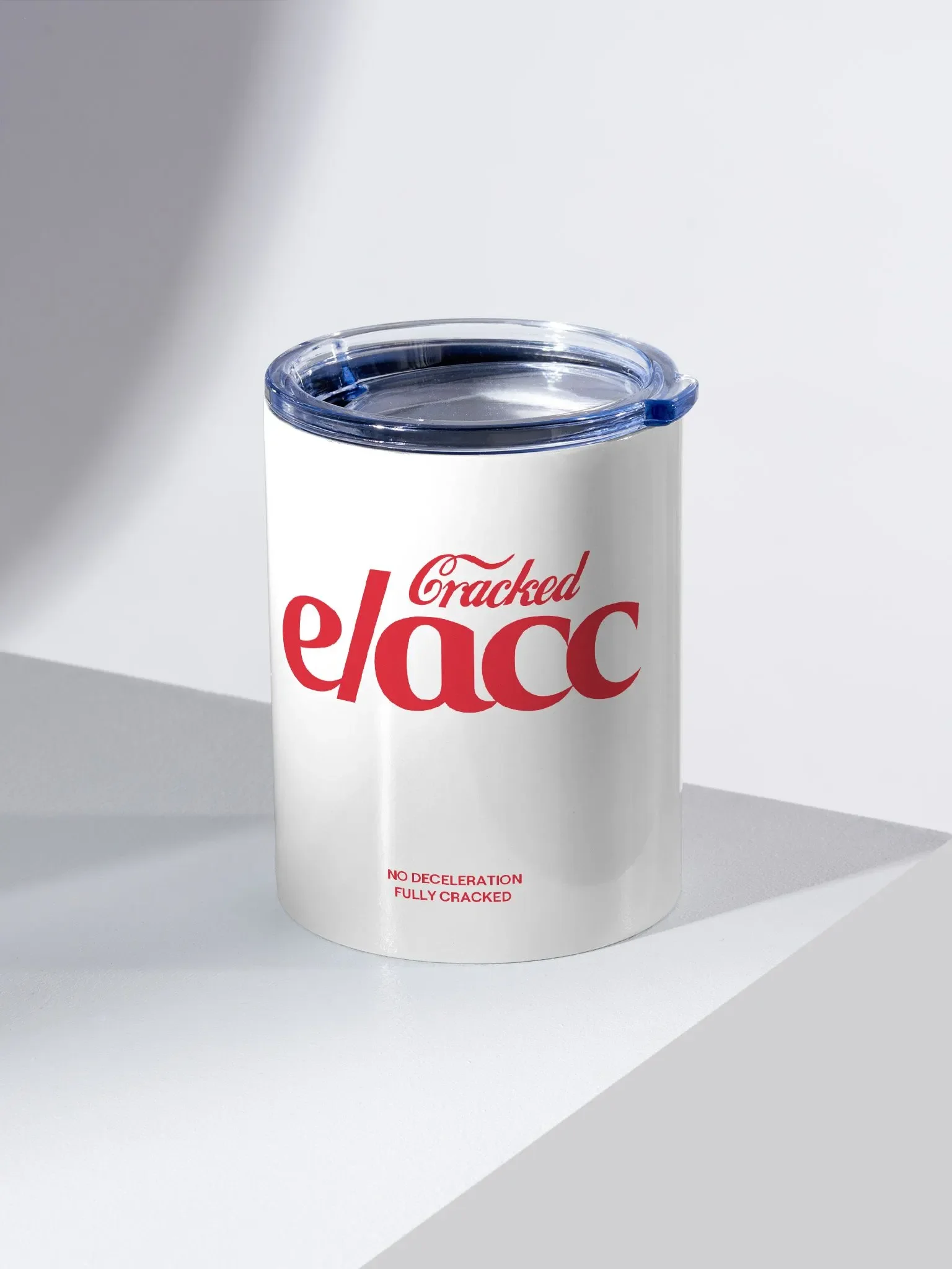 Cracked e/acc Tumbler
