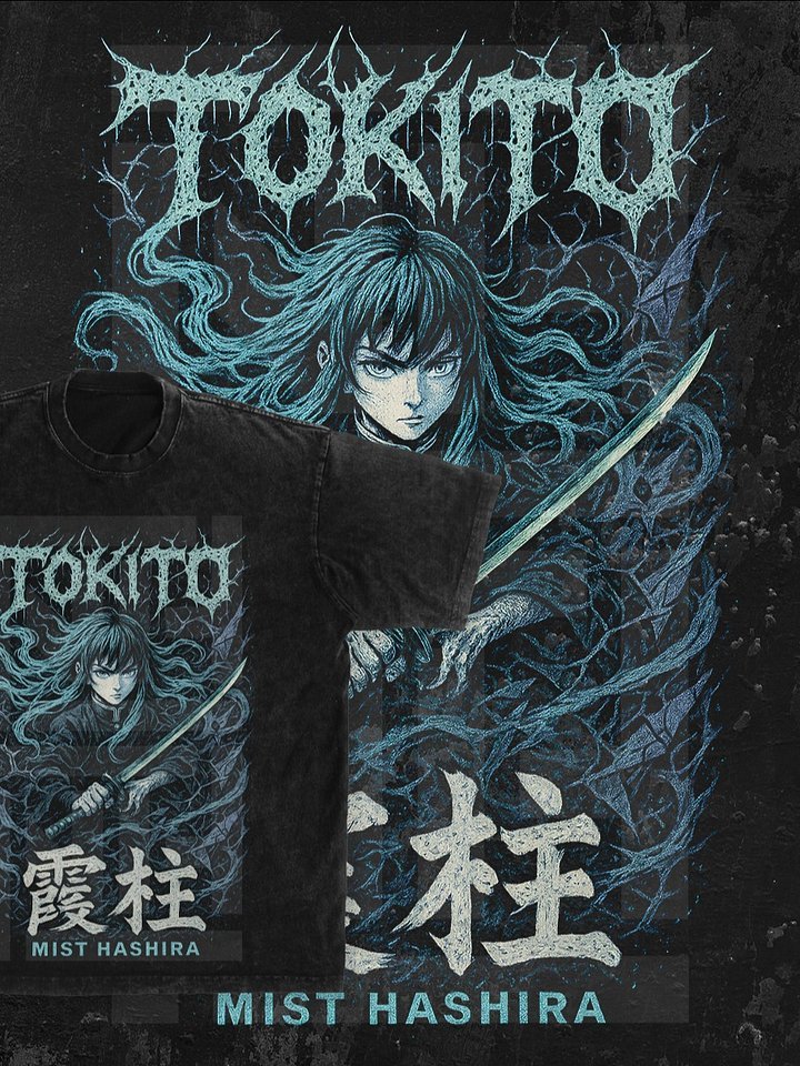 9-Piece Demon Slayer Anime Merch Design PNGs product image (5)