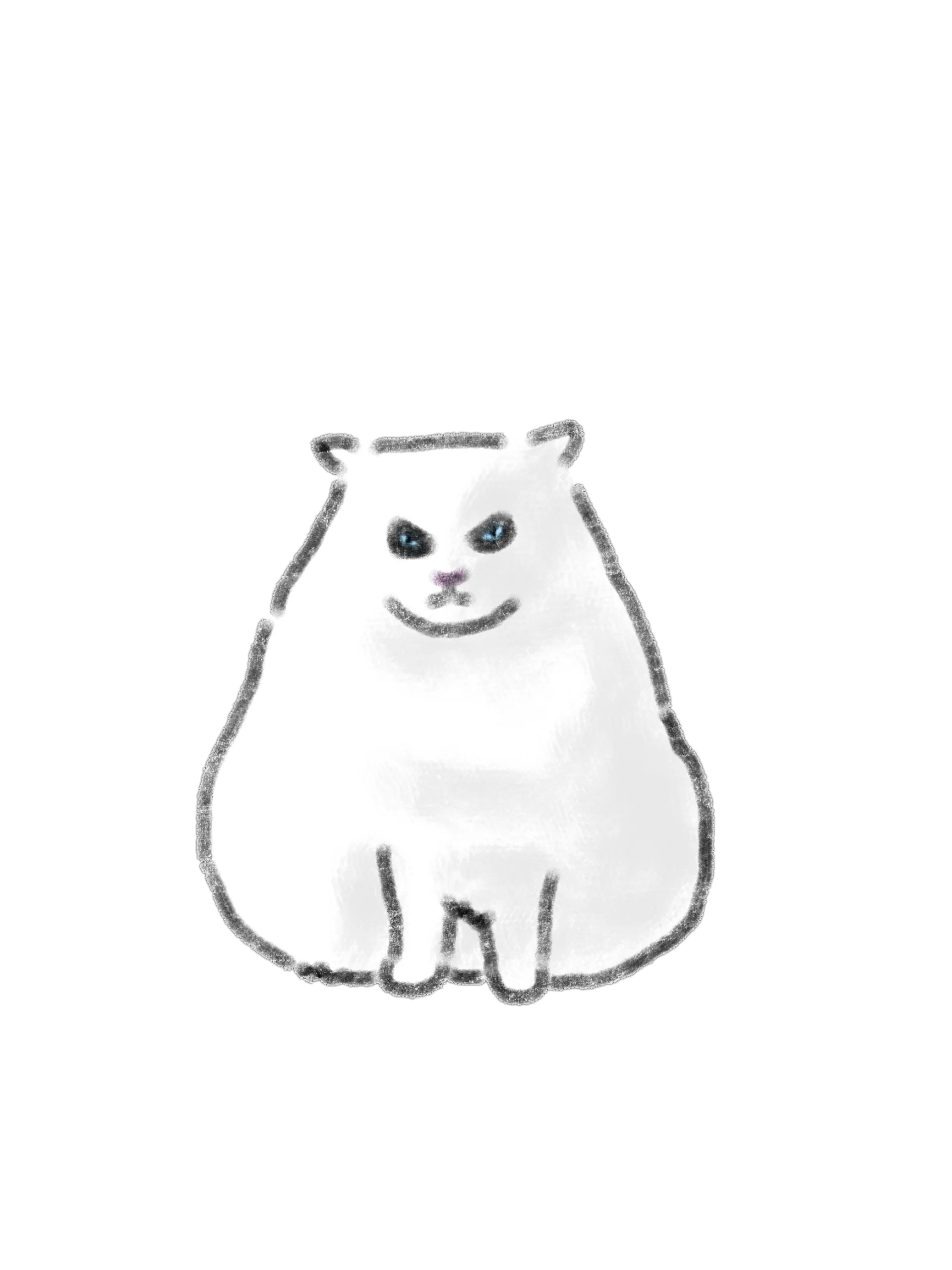 12 Hand-Drawn Cat PNG Clipart Bundle product image (3)