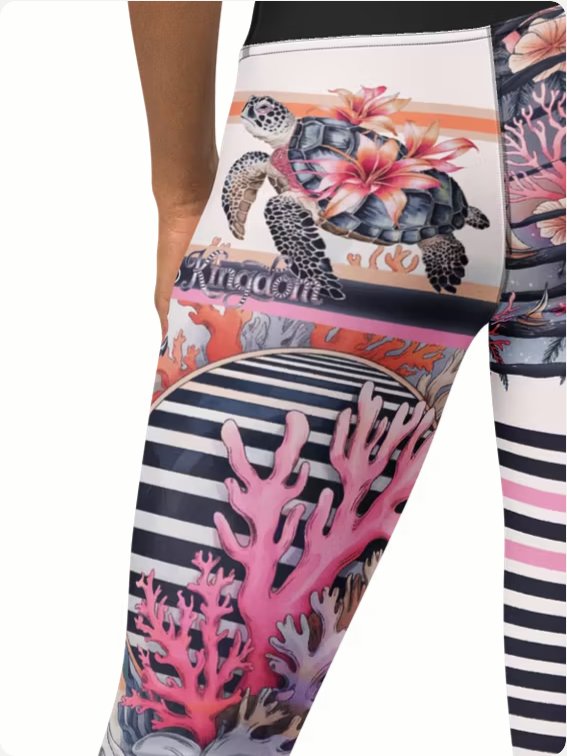 Marine Sunset-yoga leggings product image (9)