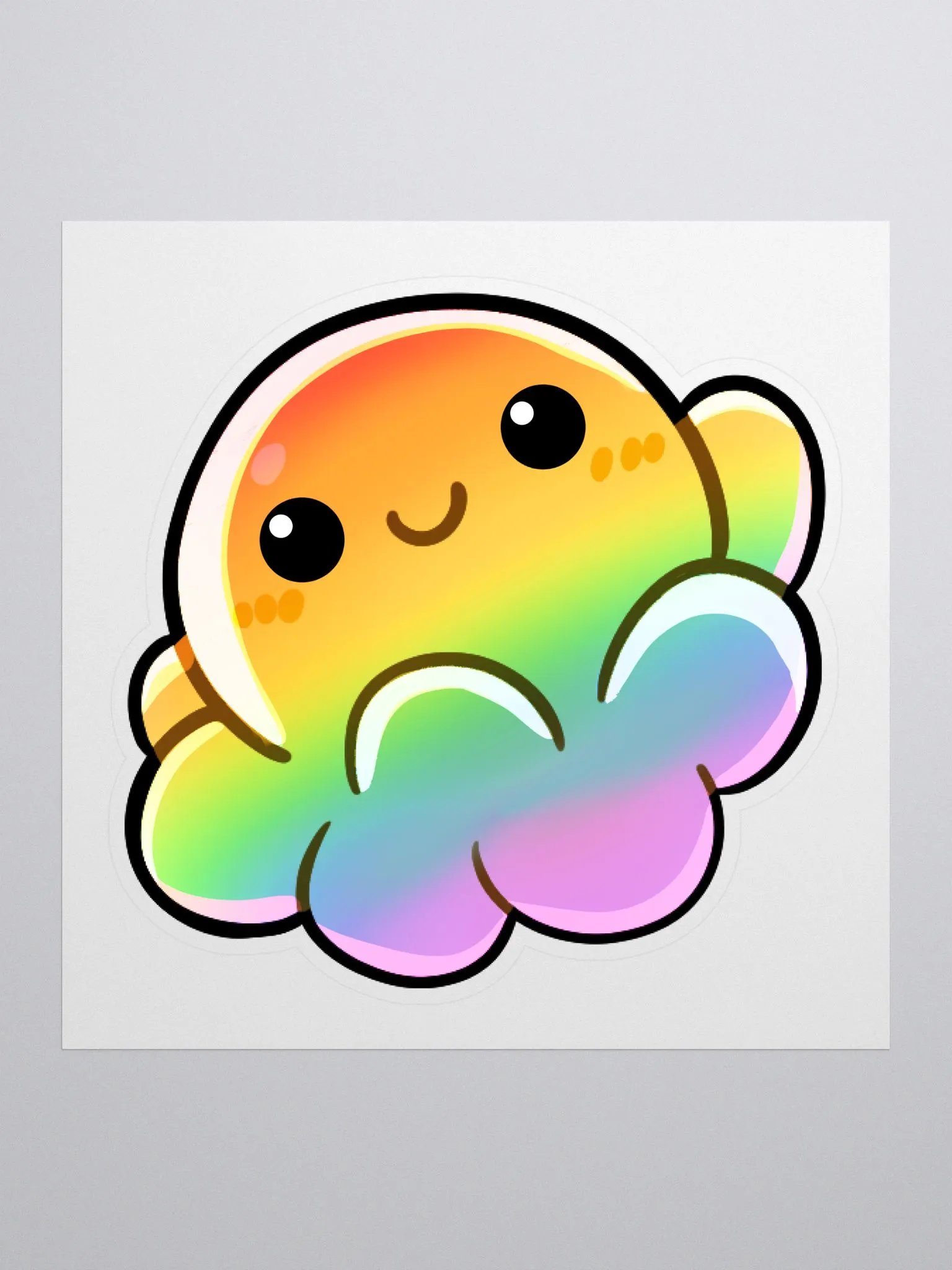 BIG LIL POP Rainbow STICKER product image (1)