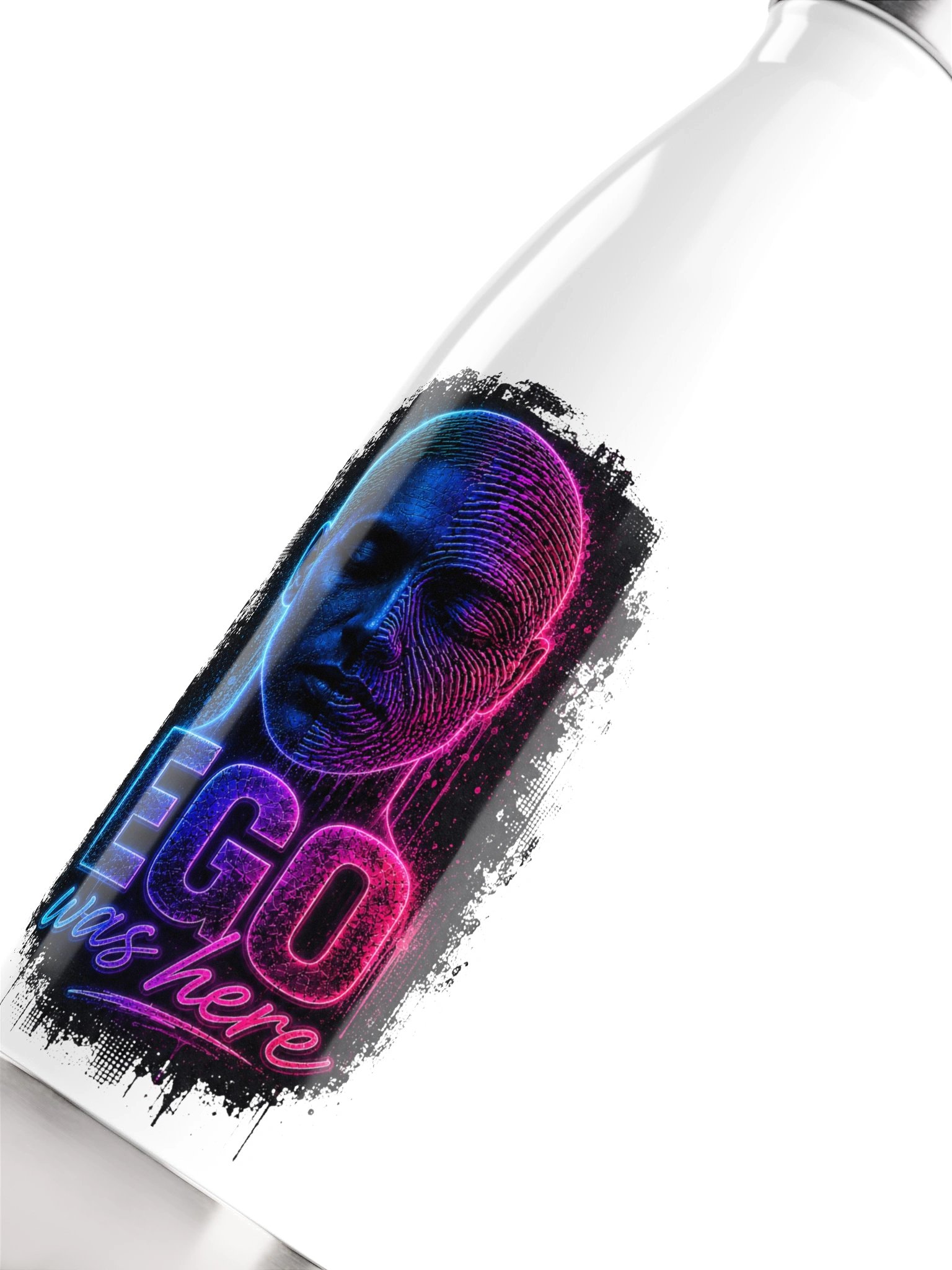Neon Portrait Stainless Steel Water Bottle product image (5)