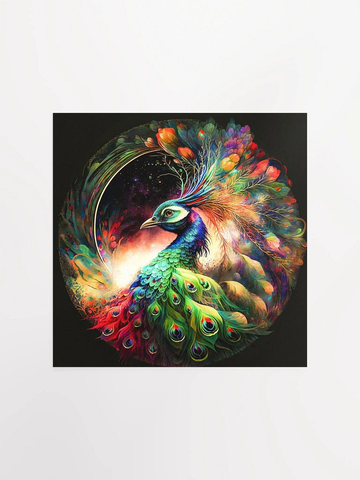Magic Peacock Unframed Poster product image (1)