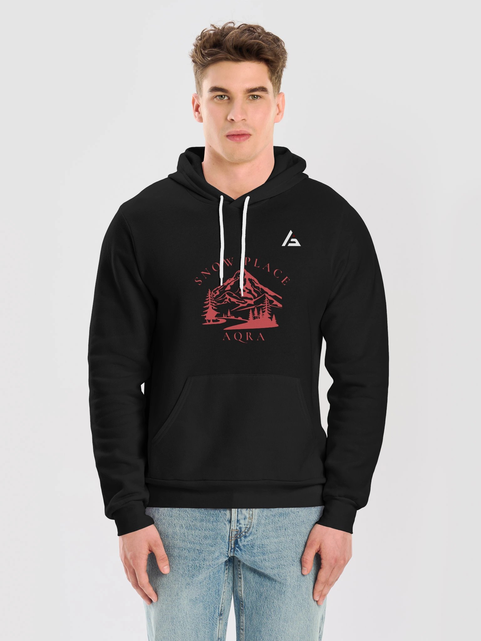 AQRA Snow Place Mountain Logo Hoodie product image (1)