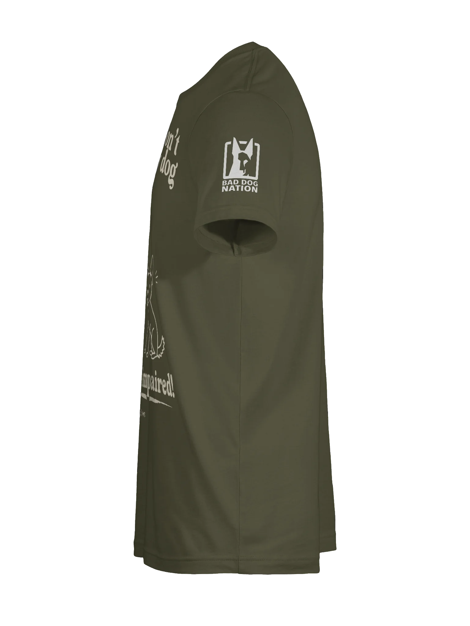 Handler impaired (male dog) - PREMIUM ADULT UNISEX T-SHIRT product image (4)