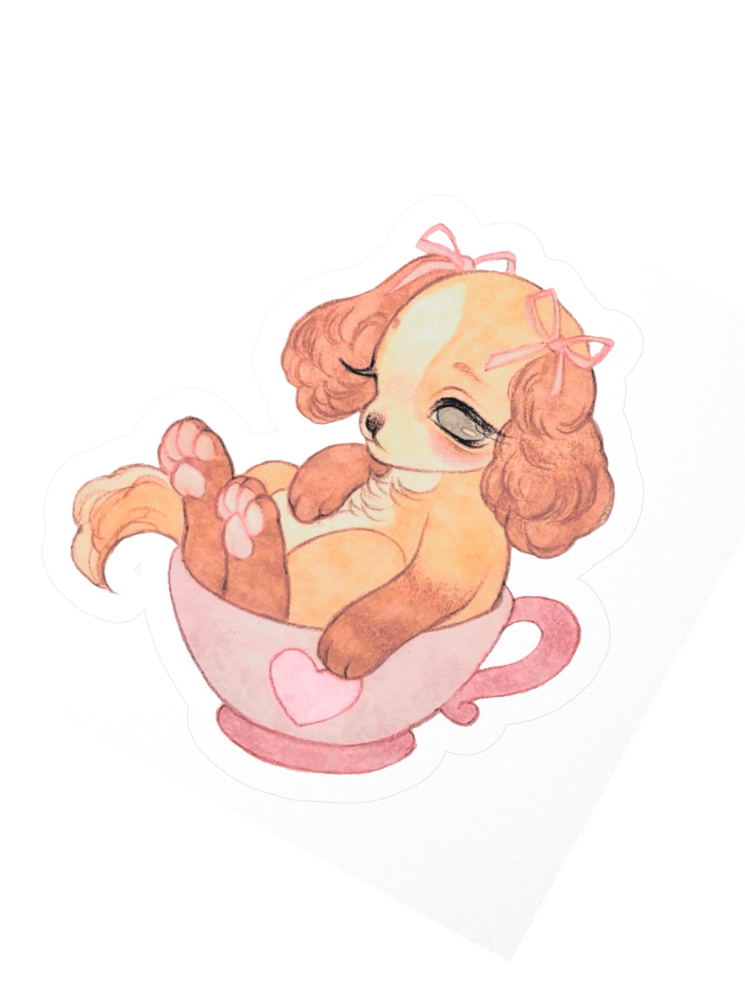 Pup in a Cup Sticker product image (2)