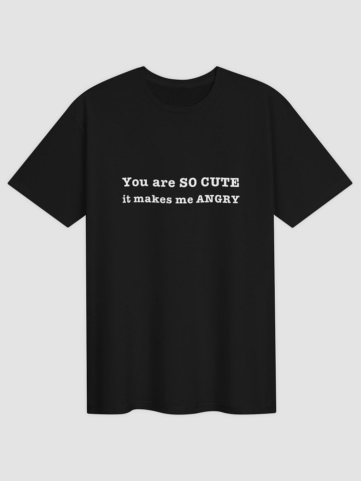 So Cute I'm Angry (Text T-Shirt) product image (2)