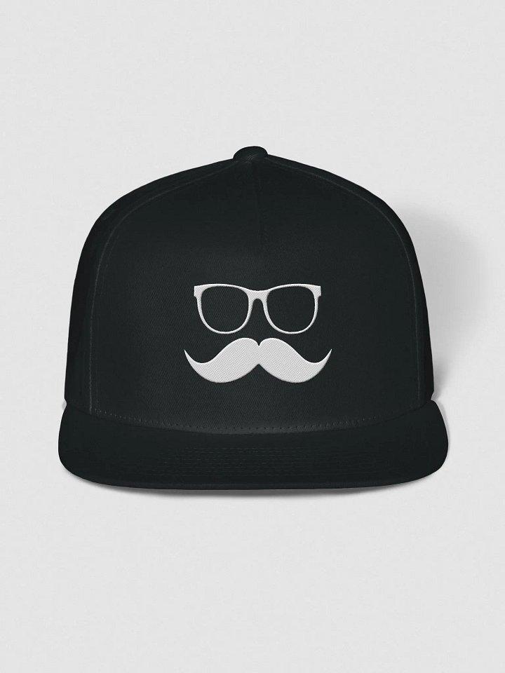 White Moofstache Snapback product image (1)