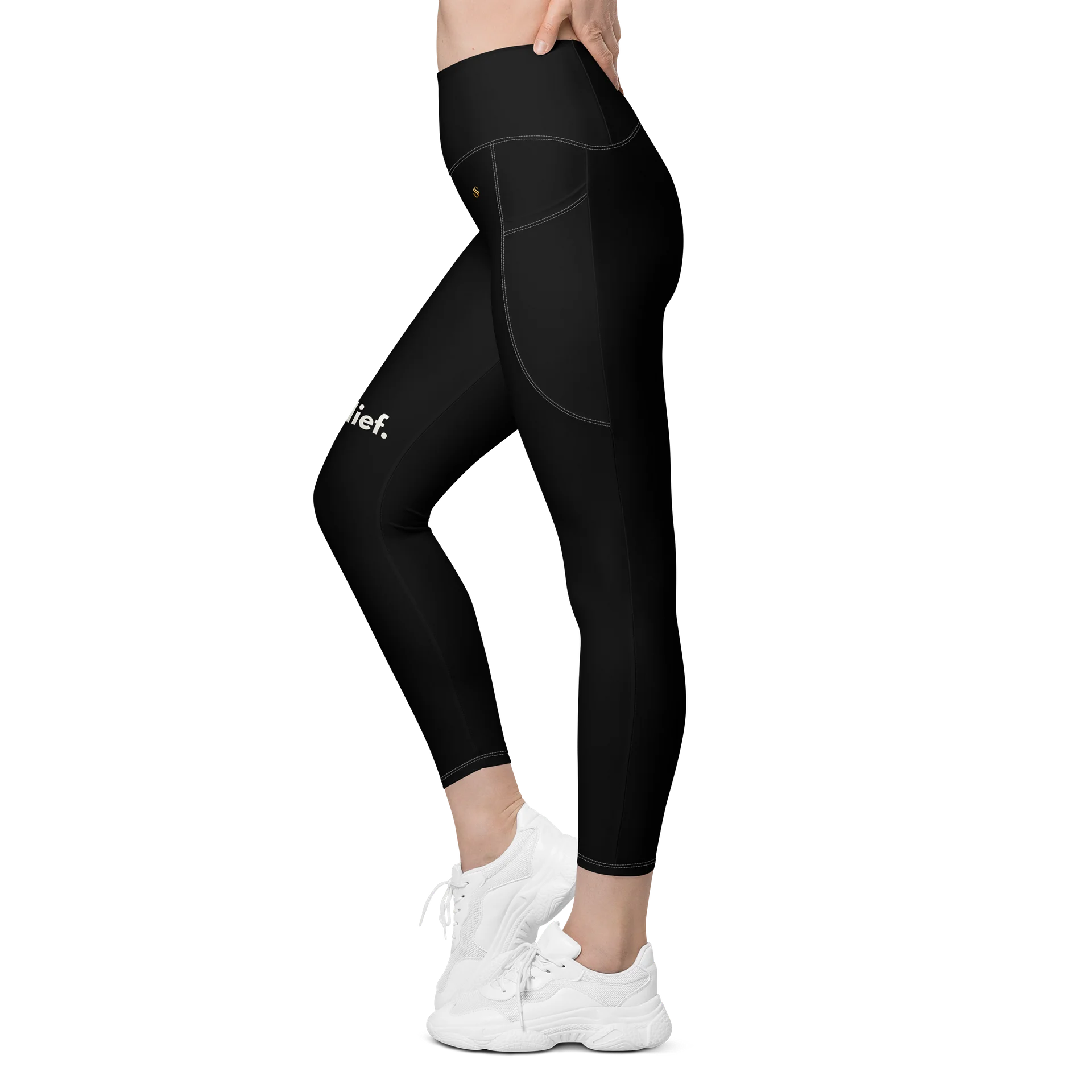"Blief." Leggings with Pockets product image (6)