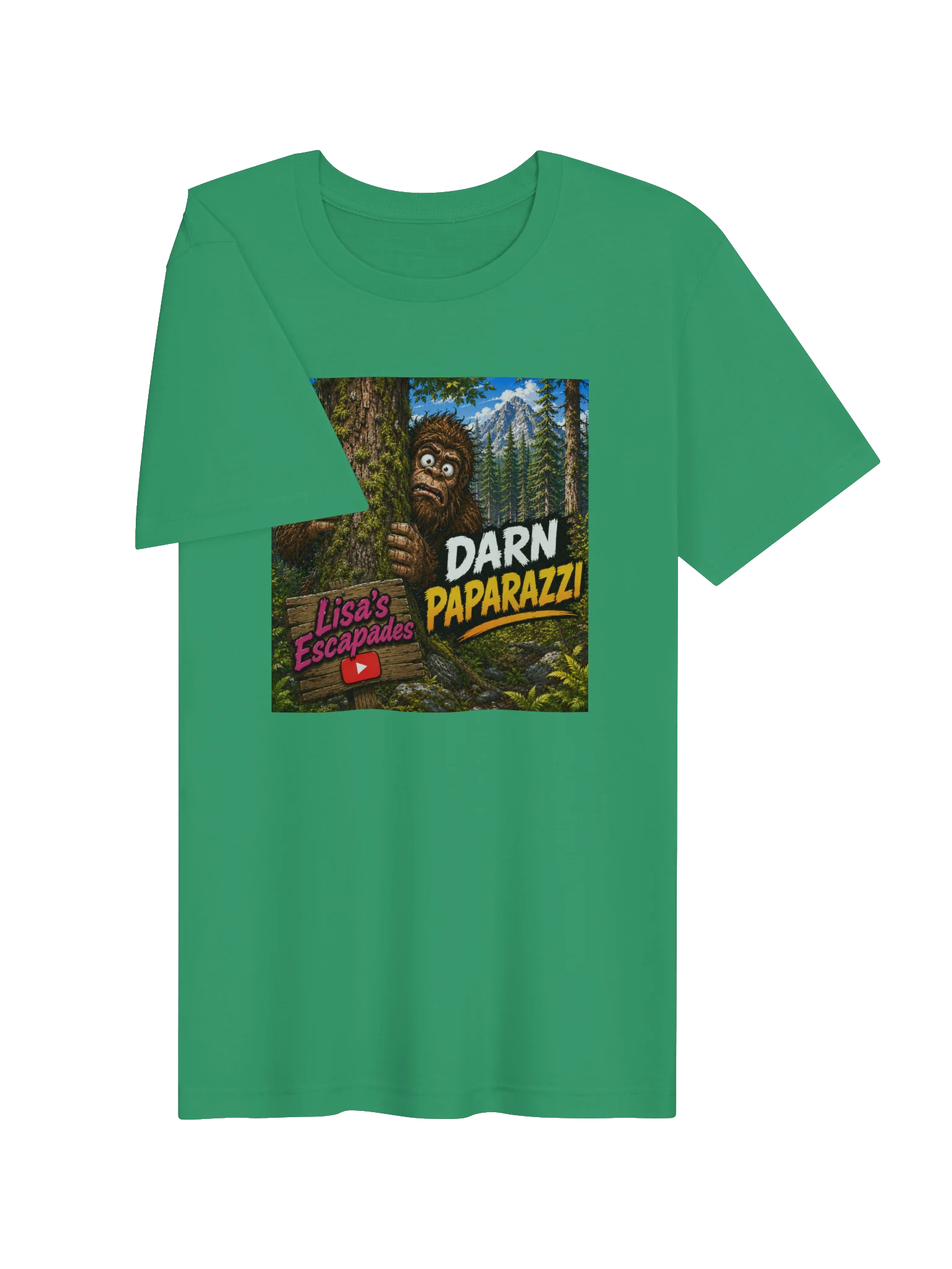 Trending Darn Paparazzi Bigfoot Forest Tee product image (3)