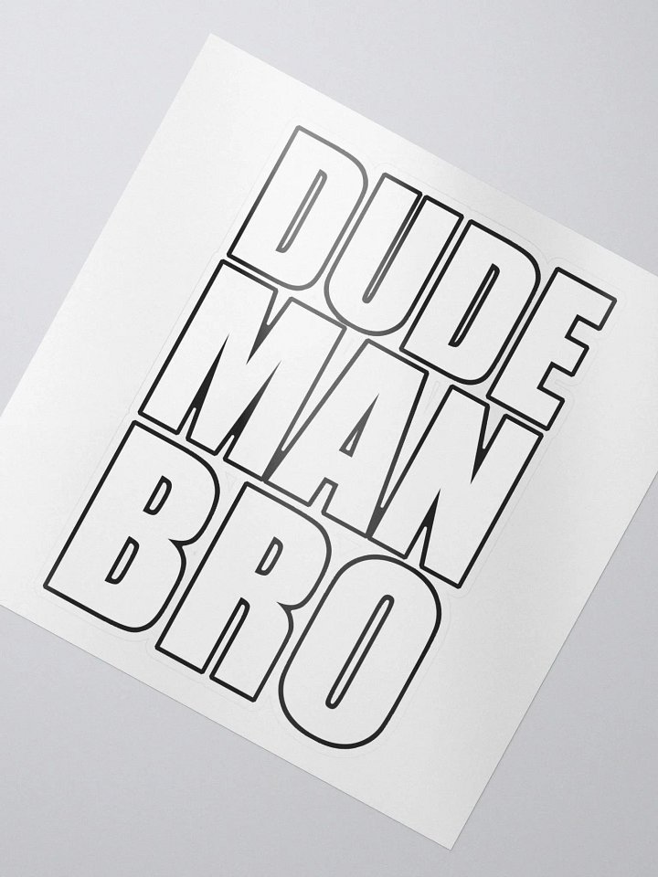 DUDEMANBRO (Sticker) product image (2)