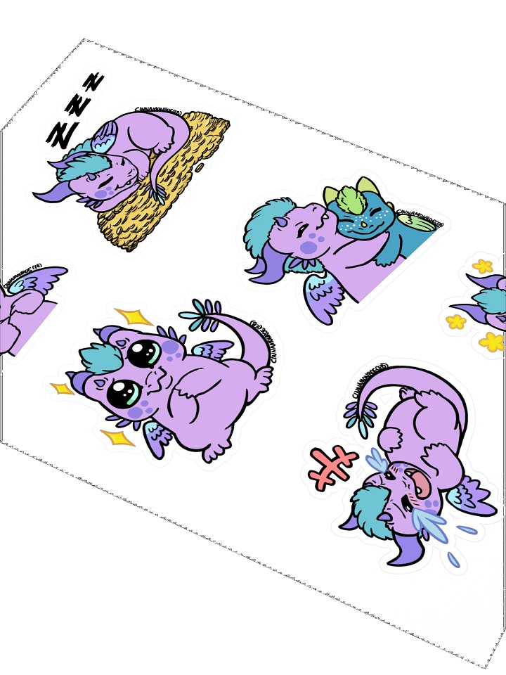 Drakin Cute Moments Sticker Sheet product image (2)
